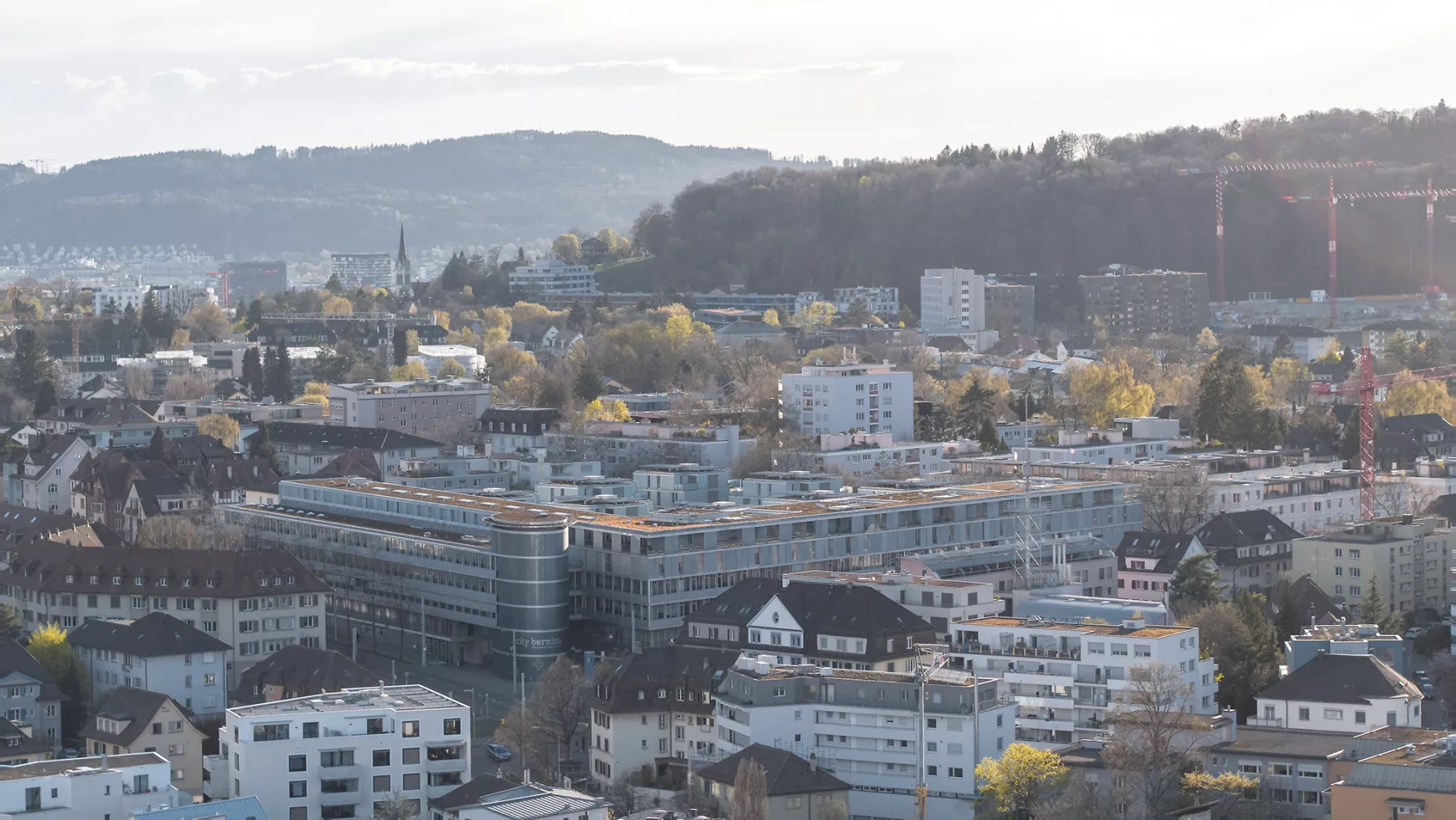 Luftaufnahme Campusgebäude